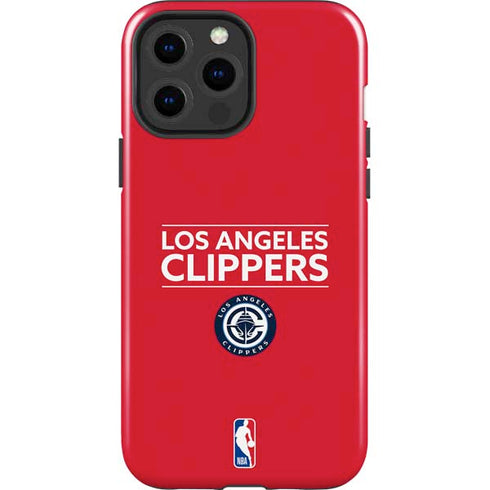 NBA Los Angeles Clippers Standard Red iPhone 15 Pro Max Impact Case
